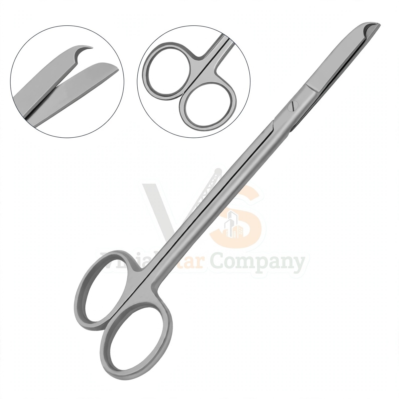Vinjal Star - 1233 - Vinjal Star Company product photo Littauer Spencer Stitch Scissors 5 5 Round Pattern | Suture Removal | VS Surgico - Image 1