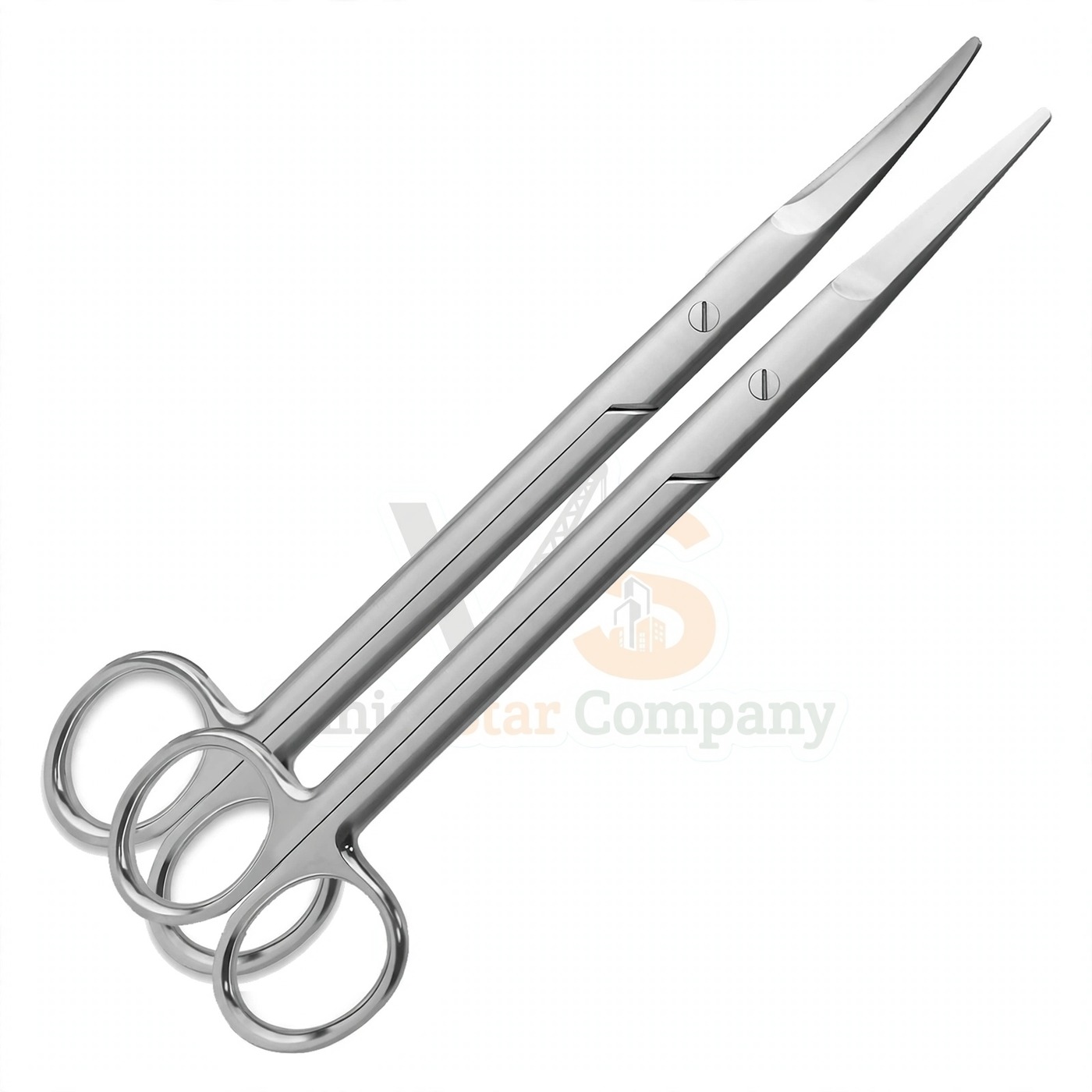 Vinjal Star - 1252 - Vinjal Star Company product photo Mayo Scissors 6 75 Straight Curved Surgical Dental Veterinary | Surgical Dissecting | VS Surgico - Image 1