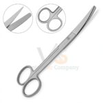 Operating Scissors 4 5 Cvd Sharp Sharp Round | Surgical Dissecting | VS Surgico