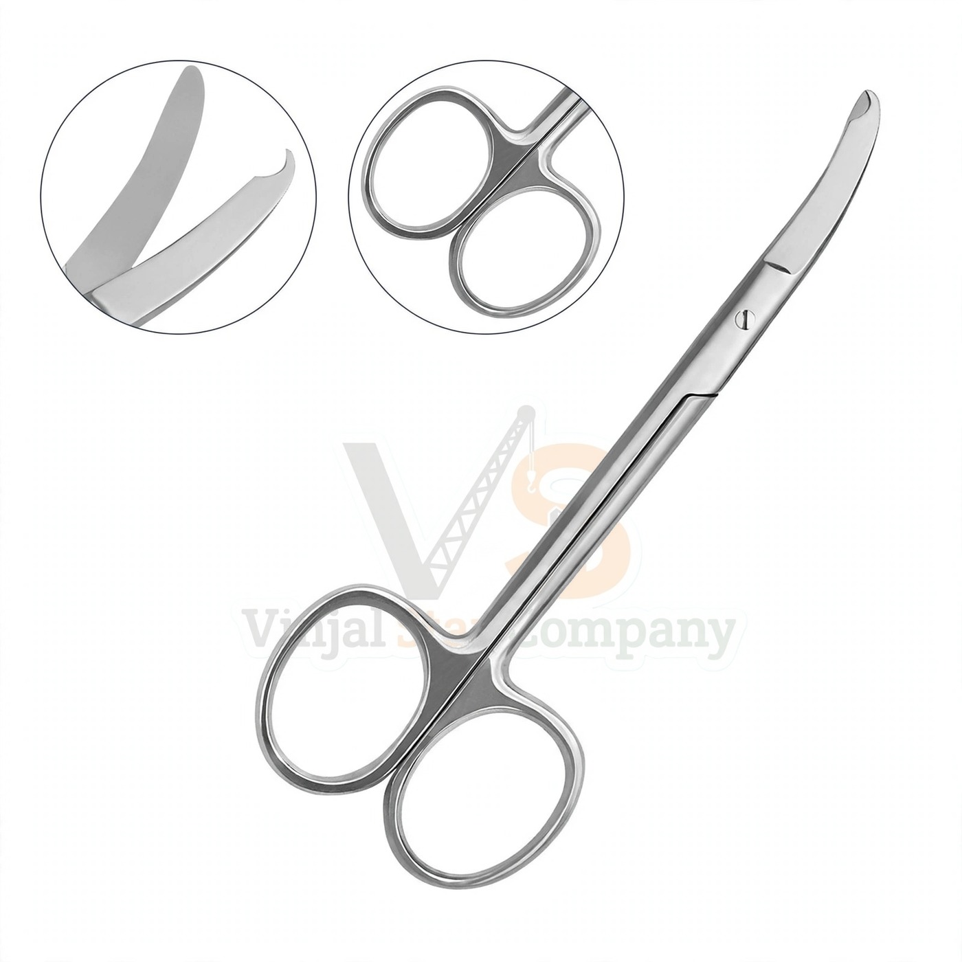 Vinjal Star - 1346 - Vinjal Star Company product photo Set Of 6 EMT Utility Scissors 7 25 Paper Coated Blades | Trauma Cutting | VS Surgico - Image 1