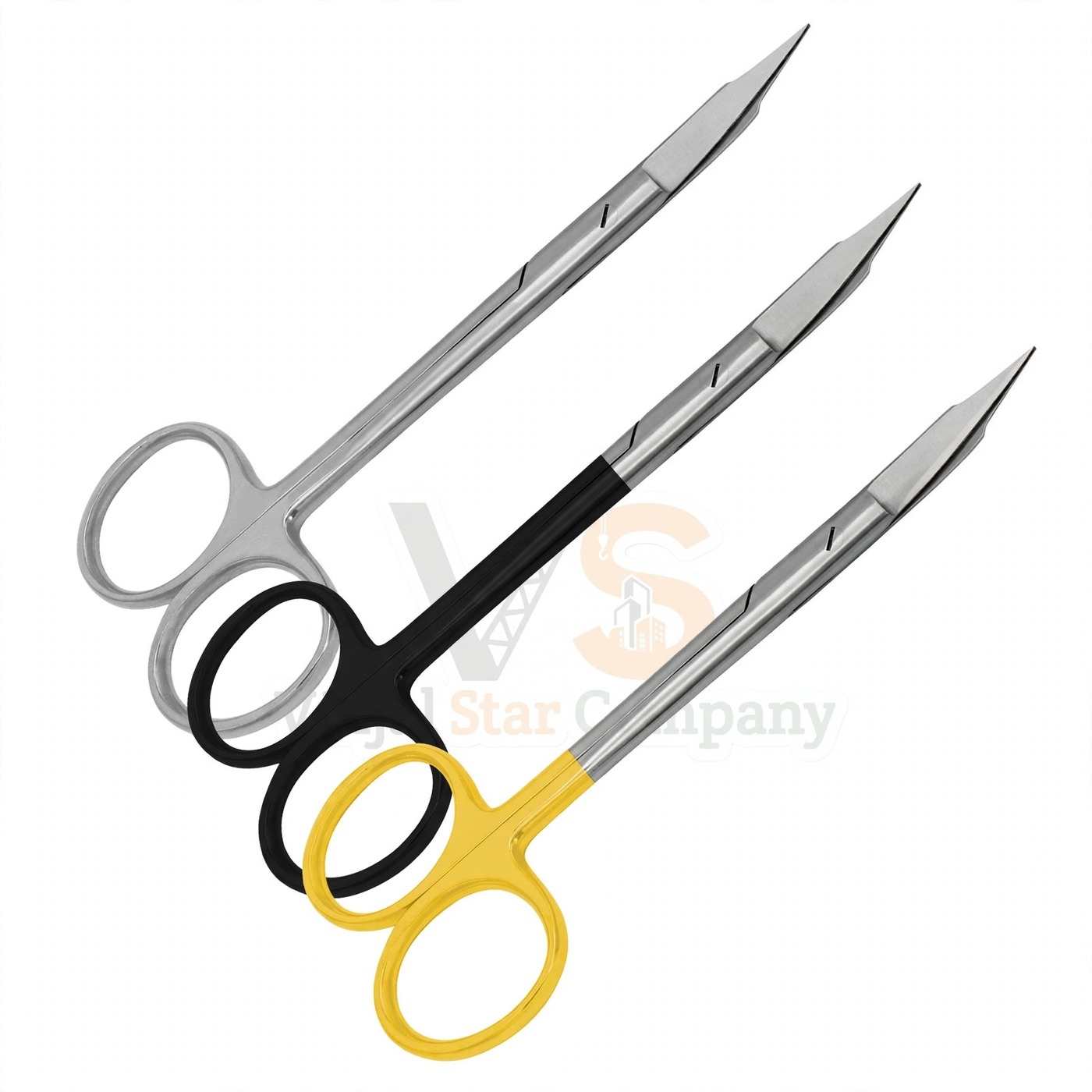 Vinjal Star - 1371 - Vinjal Star Company product photo TC Baby Metzenbaum Scissors 4 Straight | Surgical Dissecting | VS Surgico - Image 1