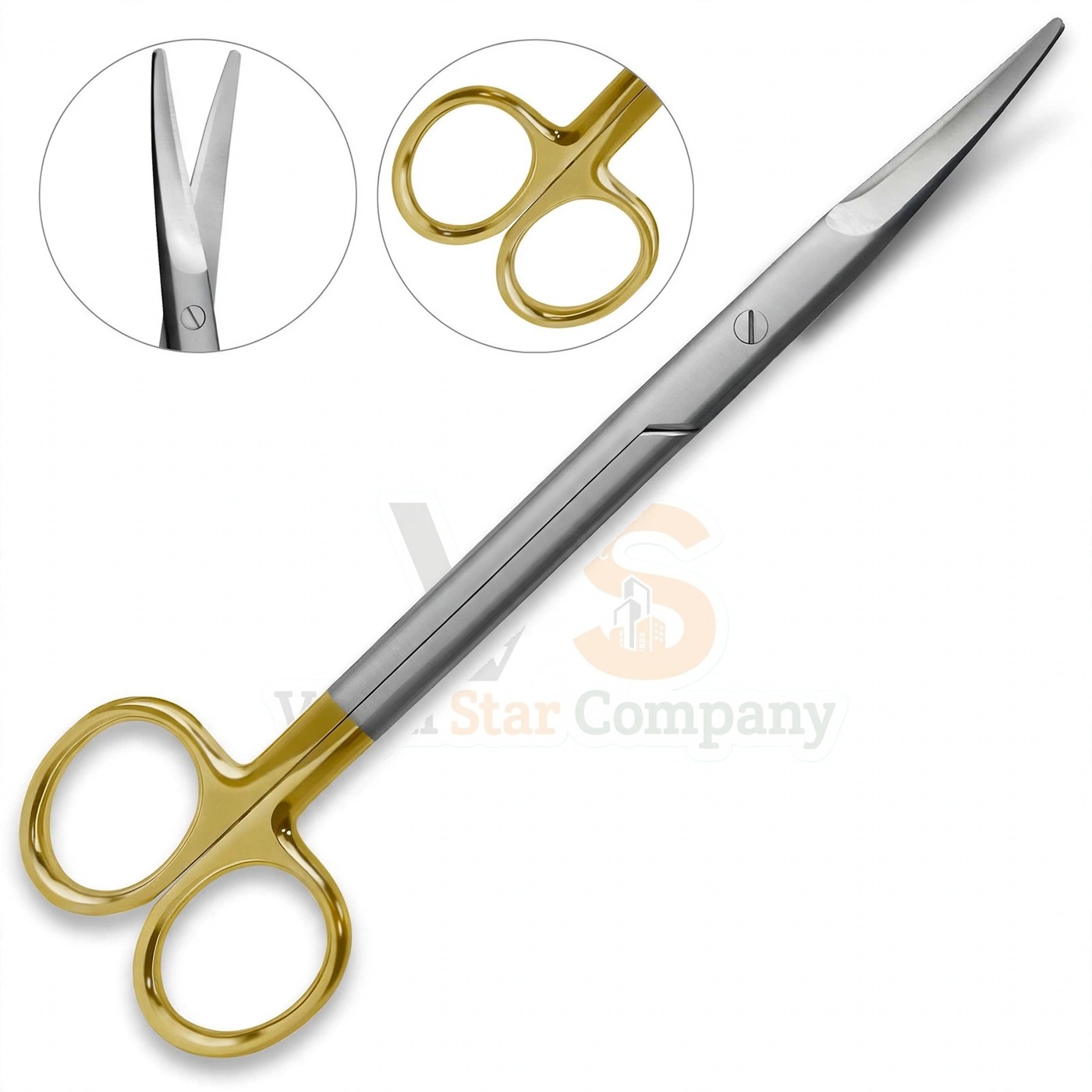 Vinjal Star - 1379 - Vinjal Star Company product photo TC Mayo Dissecting Scissor 11 Straight | Surgical Dissecting | VS Surgico - Image 1
