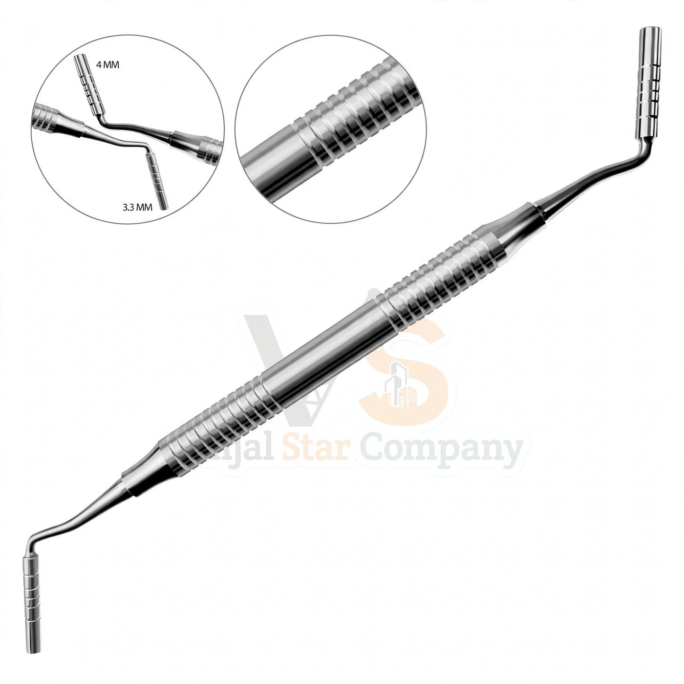 Vinjal Star - 159 - Vinjal Star Company product photo Grisdale Bone Condenser Plugger Packer | Bone Graft Packing | VS Surgico - Image 1