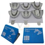 6 Pedo Dental Impression Trays Set Solid Denture | Impression Taking | VS Surgico