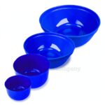 4 Plastic Blue Gallipot Lotion Bowl Mixing Bowls | Material Mixing | VS Surgico
