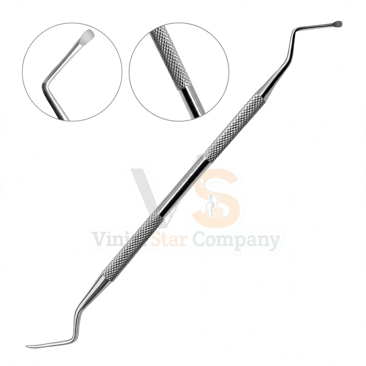 Vinjal Star - 263 - Vinjal Star Company product photo 3 Lucas Curette 86 Dentist Lab Dental | Bone Curettage | VS Surgico - Image 1