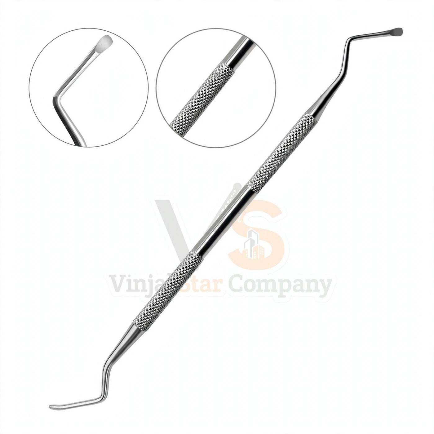 Vinjal Star - 278 - Vinjal Star Company product photo Lucas Bone Curettes 87 Dental Surgical | Bone Curettage | VS Surgico - Image 1