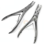 2 Beyer Rongeurs Double Action 7 Str Crvd | Bone Rongeur Cutting | VS Surgico