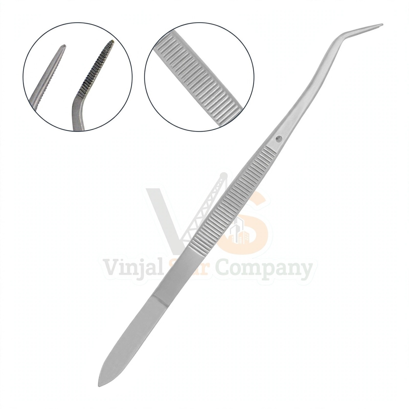 Vinjal Star - 422 - Vinjal Star Company product photo 2 Pcs Bracket Placement Tweezer Orthodontics Surgical | Bracket Placement | VS Surgico - Image 1