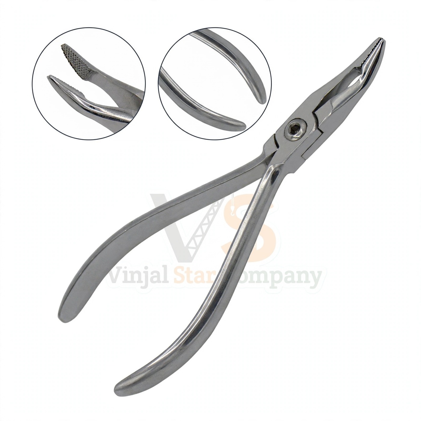 Vinjal Star - 443 - Vinjal Star Company product photo 10 Pcs Slim Weingart Pliers 5 5 Orthodontic Instrument Set | Orthodontic Procedures | VS Surgico - Image 1