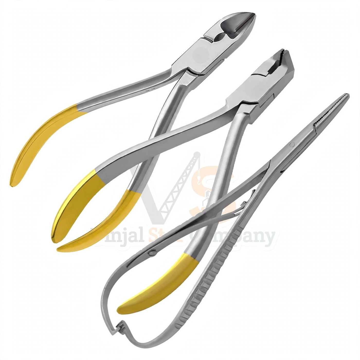 Vinjal Star - 477 - Vinjal Star Company product photo Sets Orthodontic Band Seating Placing Aderer Plier Bird Beak Plier Wire Bending Tool | Wire Bending | VS Surgico - Image 1