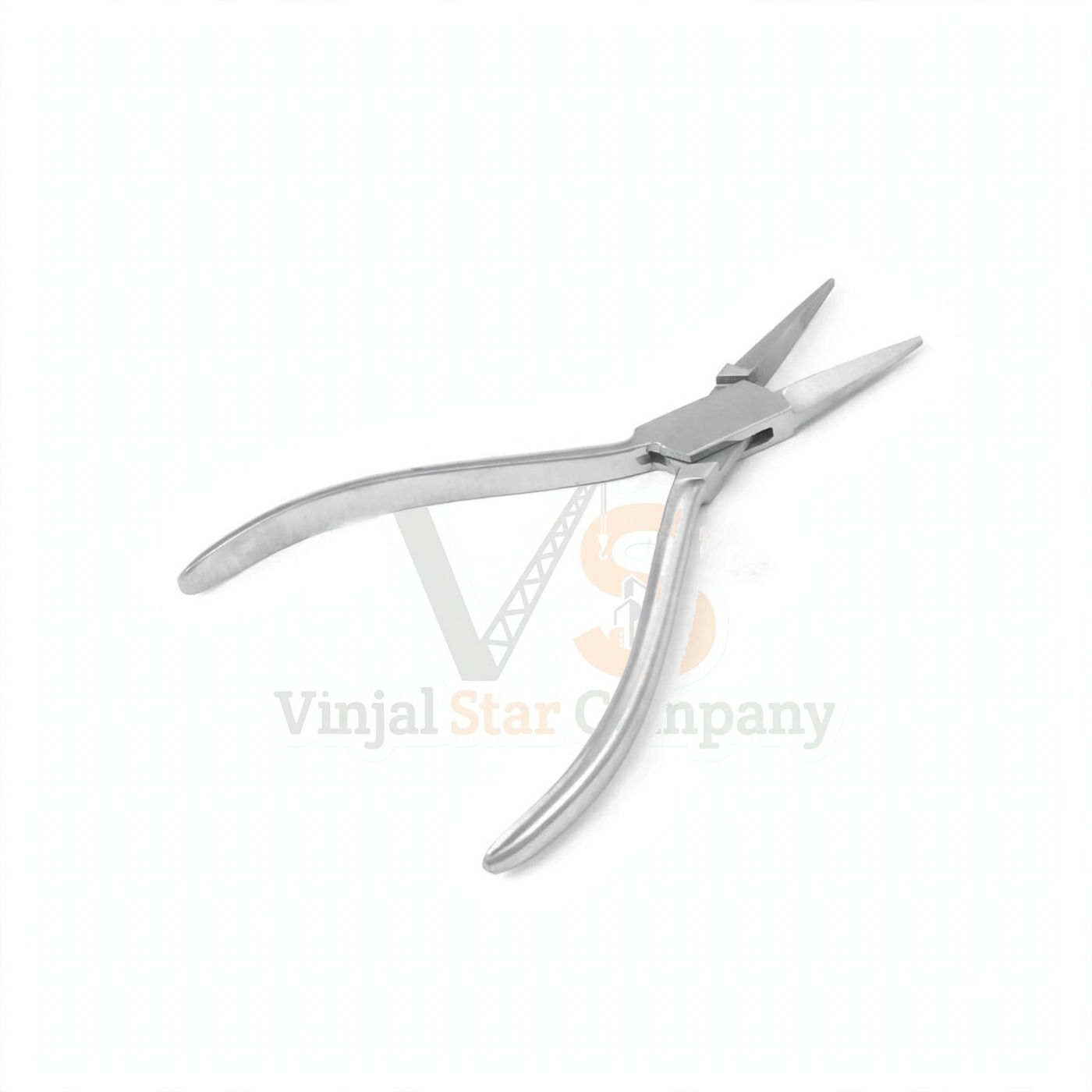 Vinjal Star - 499 - Vinjal Star Company product photo Dental Crown Gripper Remover Pliers 6 Angled W/Replaceable Silicone Tips | Orthodontic Procedures | VS Surgico - Image 1