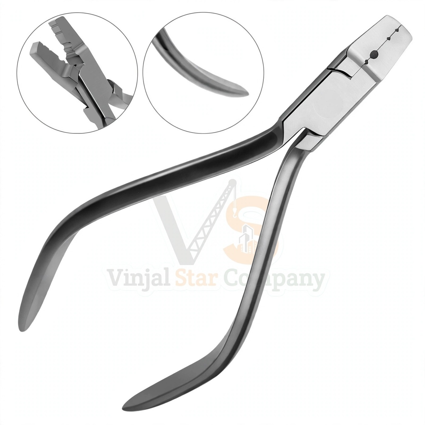 Vinjal Star - 523 - Vinjal Star Company product photo Lngback Prosthetics Orthodontia | Orthodontic Plier Use | VS Surgico - Image 1
