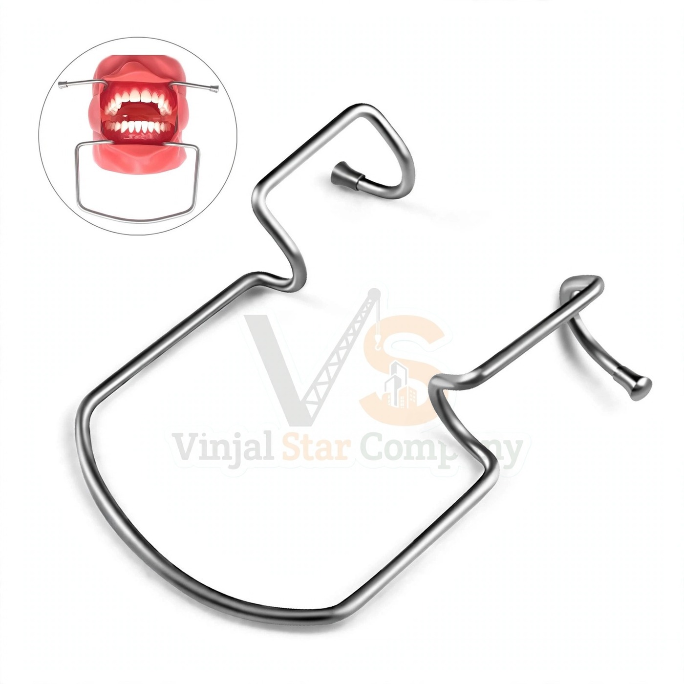 Vinjal Star - 577 - Vinjal Star Company product photo Orringer Cheek Retractor 3 Large | Cheek Retractor | VS Surgico - Image 1