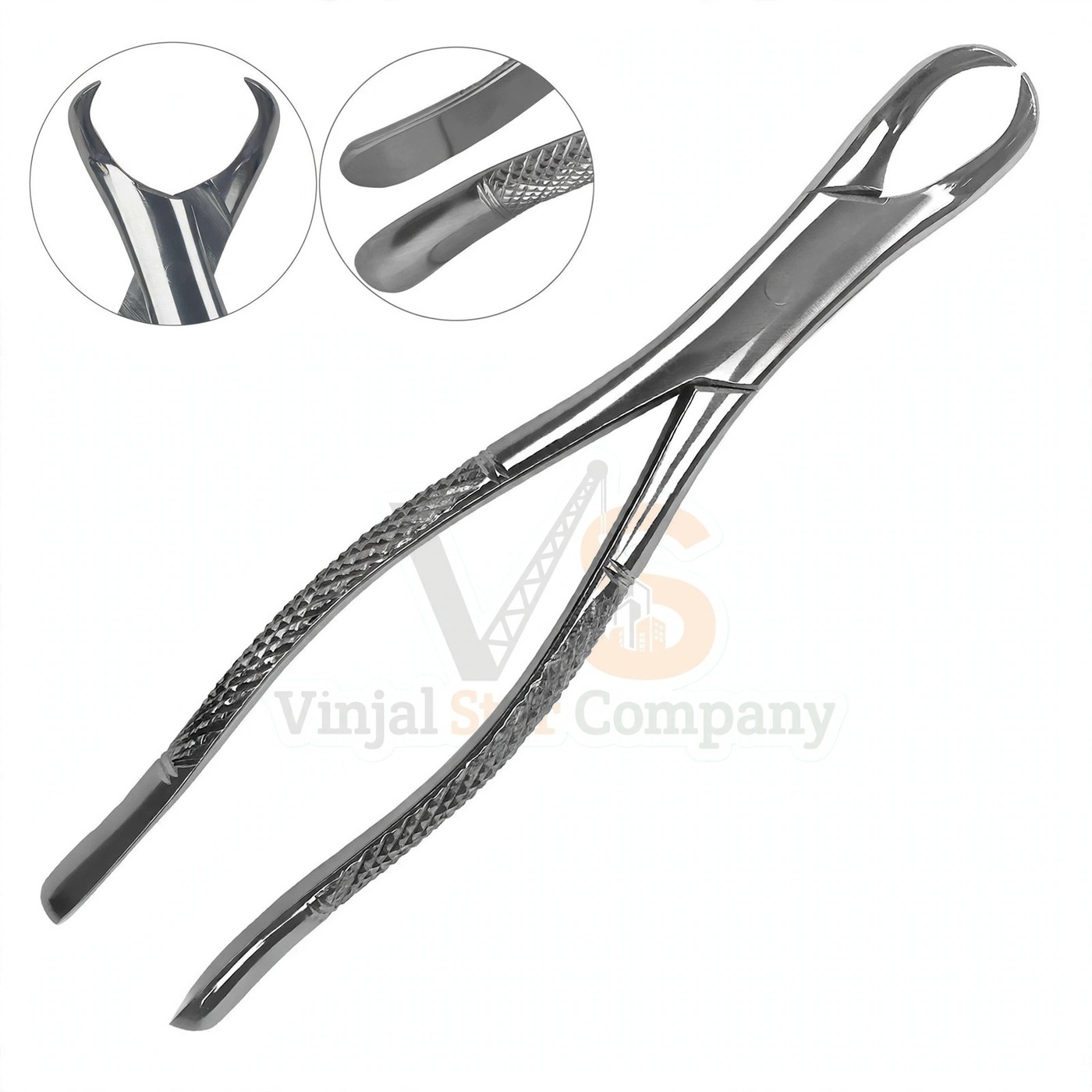 Vinjal Star - 594 - Vinjal Star Company product photo 3 Extracting Forceps 23 Dental | Dental Extracting Forceps | VS Surgico - Image 1