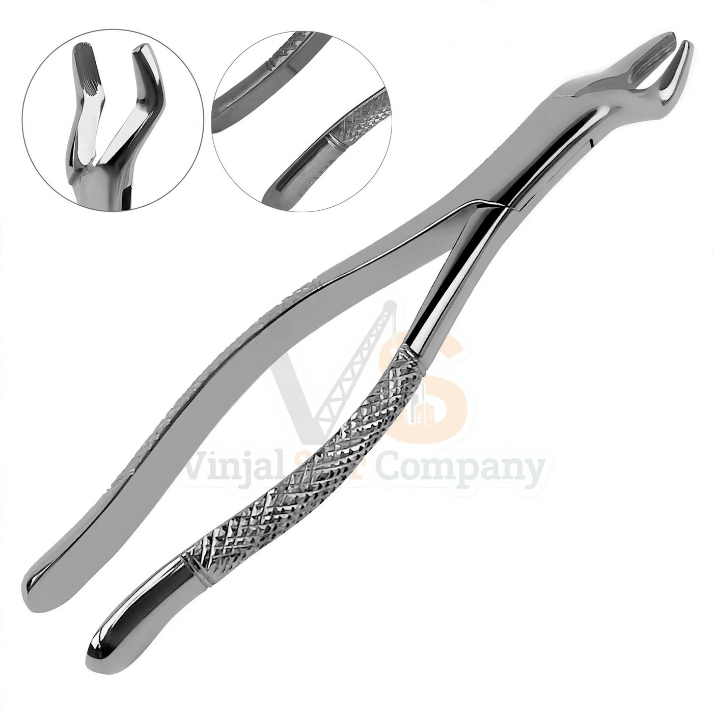 Vinjal Star - 618 - Vinjal Star Company product photo 6 Extracting Forceps 203 Dental | Dental Extracting Forceps | VS Surgico - Image 1