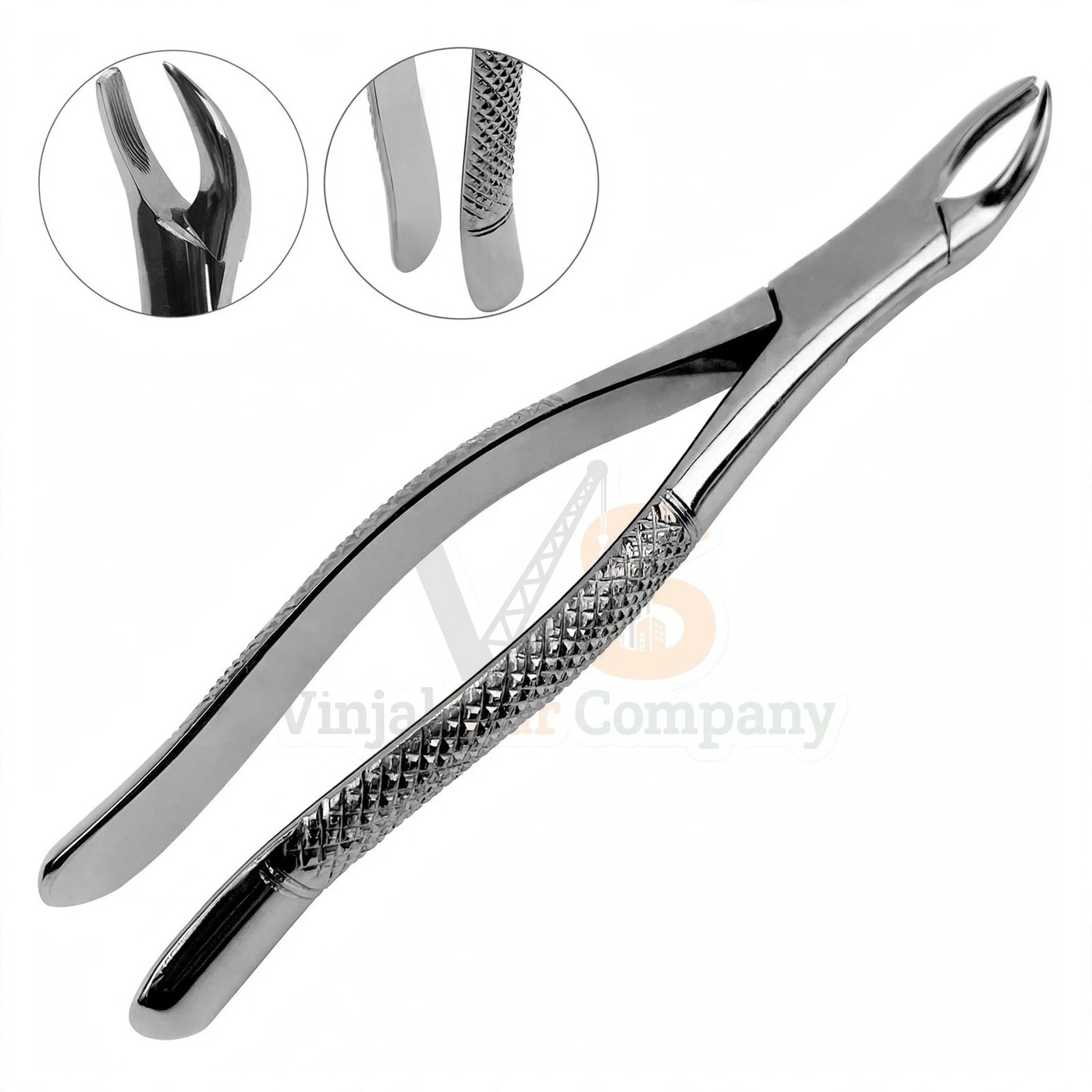 Vinjal Star - 669 - Vinjal Star Company product photo Extracting Forceps 99a Dental | Dental Extracting Forceps | VS Surgico - Image 1