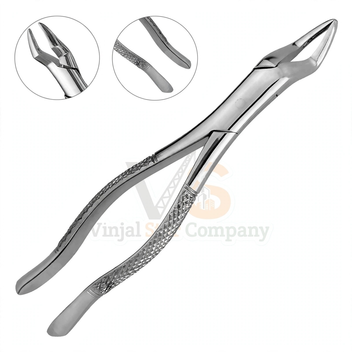 Vinjal Star - 676 - Vinjal Star Company product photo Extracting Forceps Dental 53l | Dental Extracting Forceps | VS Surgico - Image 1