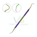 12 Rainbow Color Dental Explorer Probe 5 Double Ended | Periodontal Probing | VS Surgico