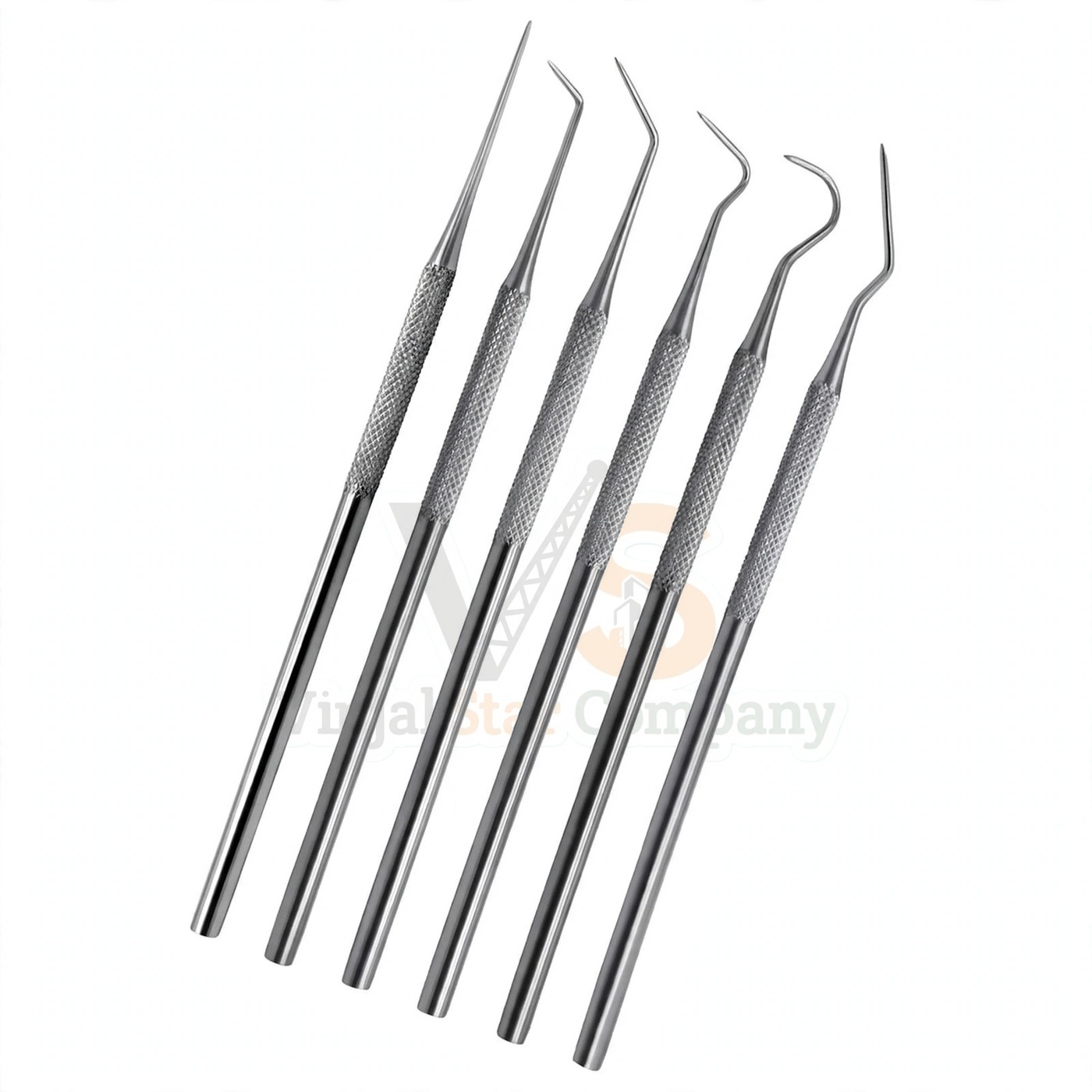 Vinjal Star - 722 - Vinjal Star Company product photo 6 Dental Explorer Micro Probes Kit | Periodontal Probing | VS Surgico - Image 1