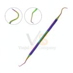 Rainbow Color Dental Explorer Probe 5 Double Ended | Periodontal Probing | VS Surgico