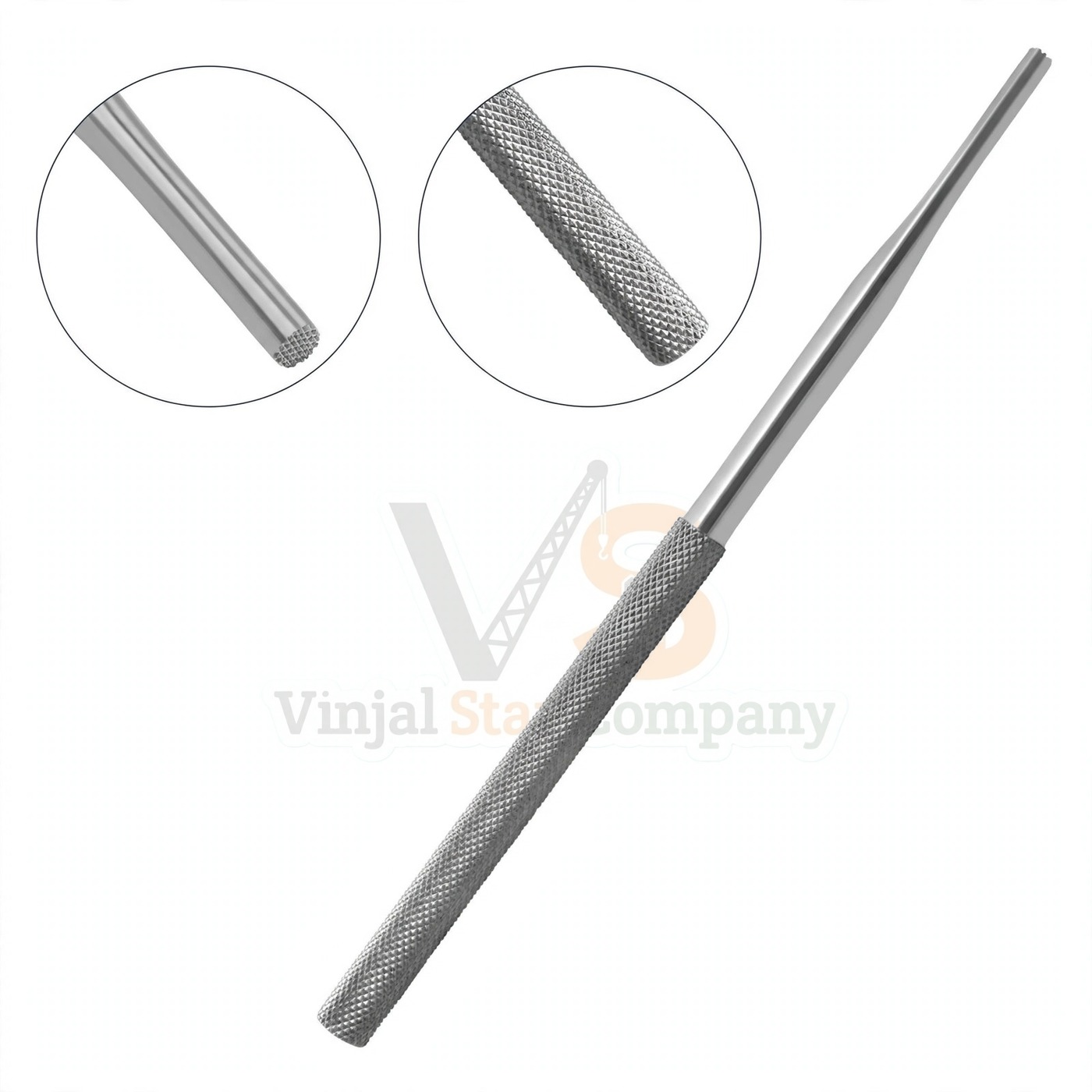 Vinjal Star - 757 - Vinjal Star Company product photo Sinus Window Bone Tamper 4MM Serrated | Sinus Lift Surgery | VS Surgico - Image 1