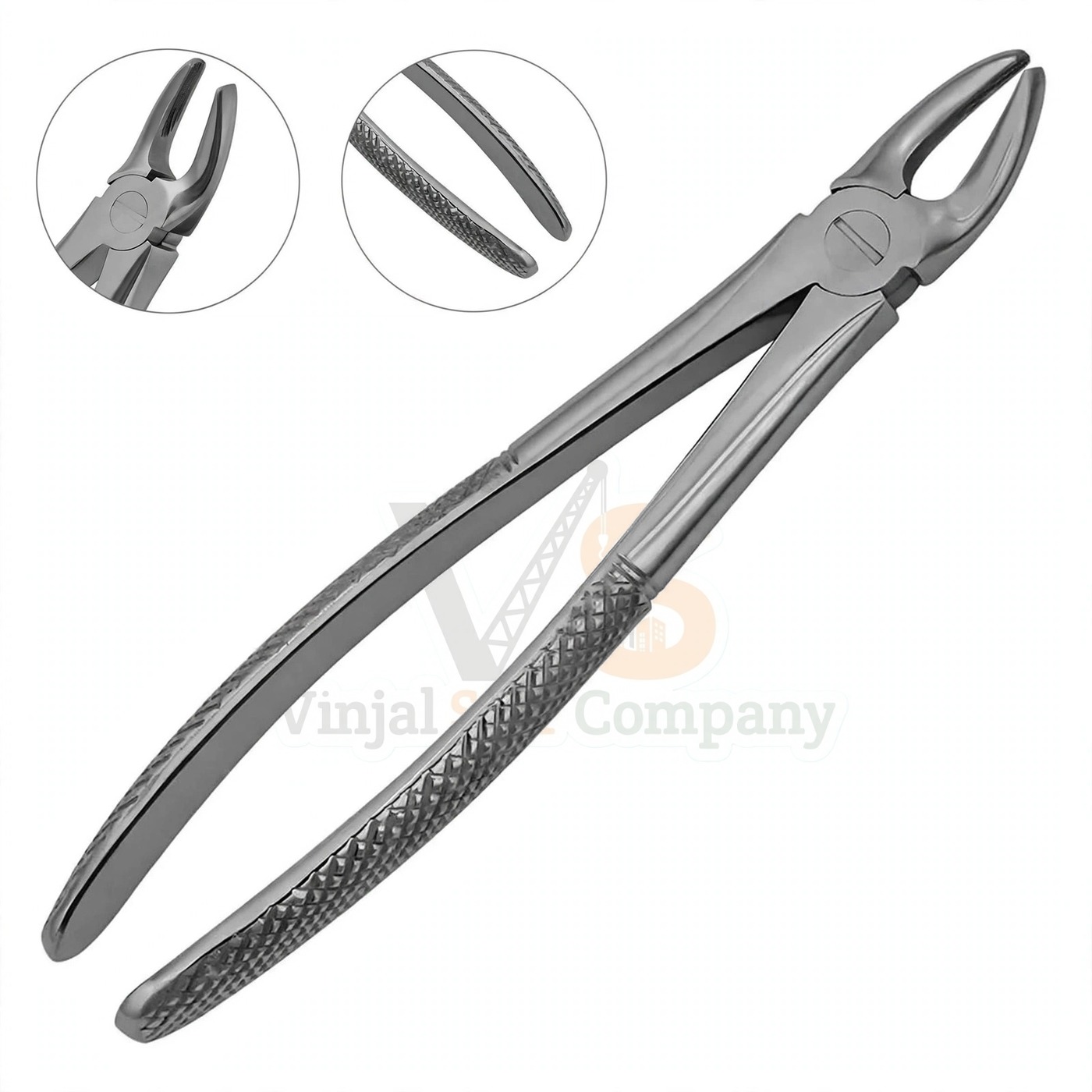 Vinjal Star - 805 - Vinjal Star Company product photo English Extracting Forceps MD2 | Tooth Extraction | VS Surgico - Image 1