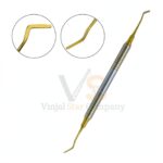 10PCS 4 5 Gregg Composite Instrument Gold Tips Double Ended | Composite Filling | VS Surgico