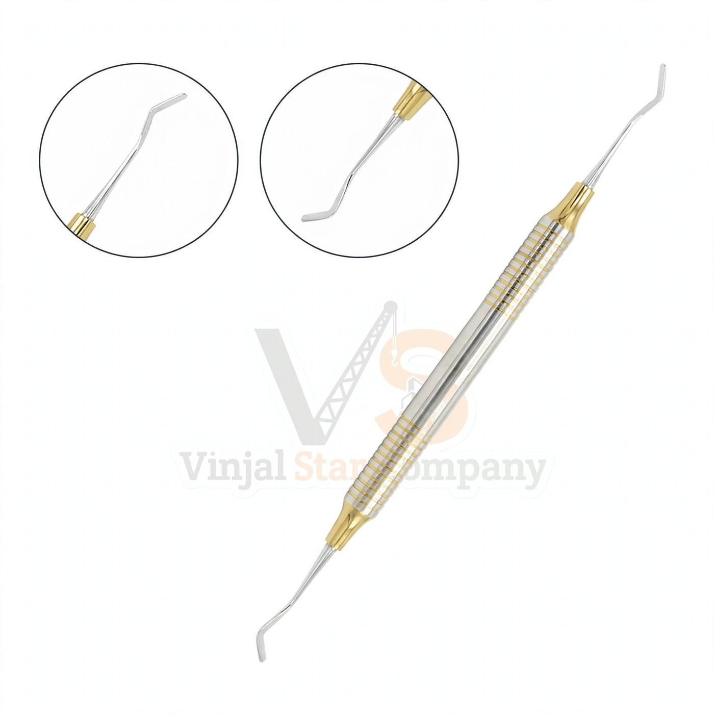 Vinjal Star - 830 - Vinjal Star Company product photo 3 Composite Instrument A6 Plastic Filling Double Ended | Composite Filling | VS Surgico - Image 1