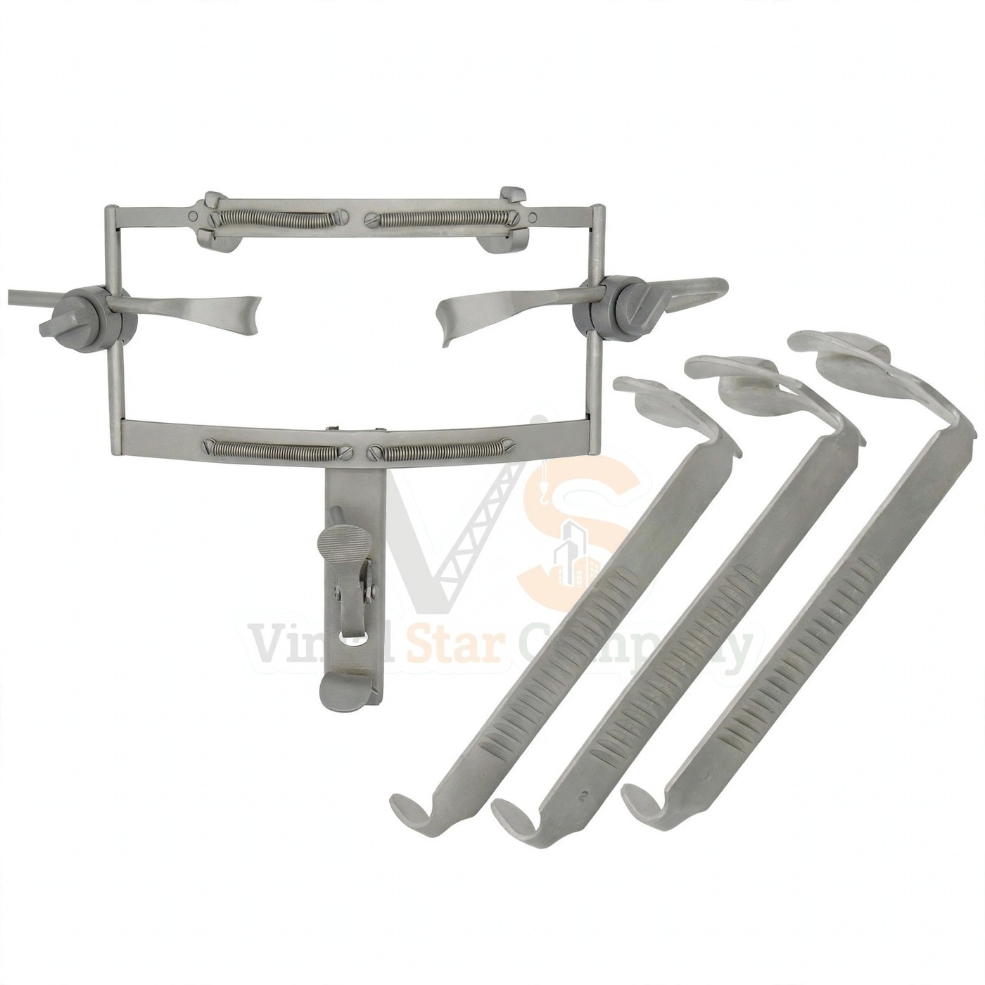 Vinjal Star - 894 - Vinjal Star Company product photo Dingman Mouth Gag W Blade Surgical Dental | Mouth Opening | VS Surgico - Image 1