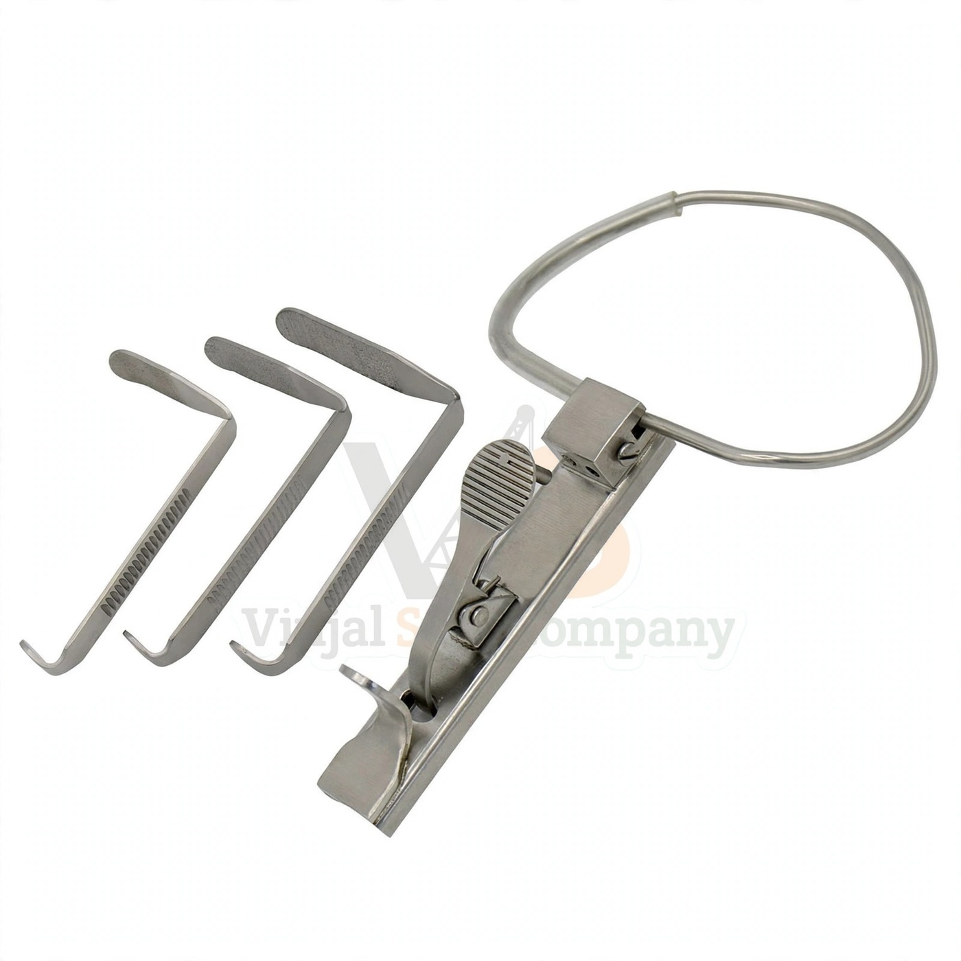 Vinjal Star - 902 - Vinjal Star Company product photo Mcivor Mouth Gag Complete Set Of 3 Tongue Blades Frame | Mouth Opening | VS Surgico - Image 1