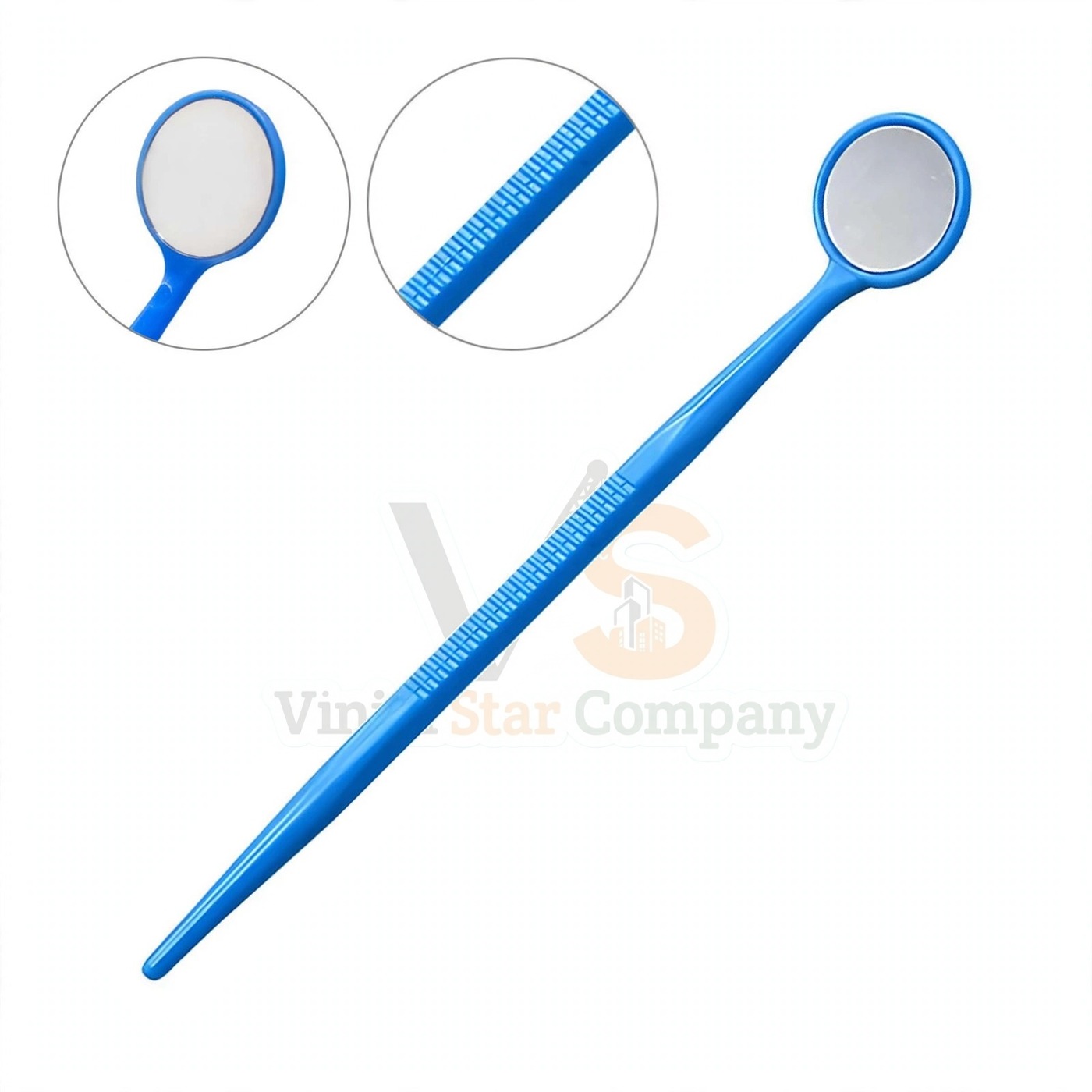 Vinjal Star - 928 - Vinjal Star Company product photo 25 Mouth Exam Mirrors Plastic Dental Veterinary | Dental Examination | VS Surgico - Image 1