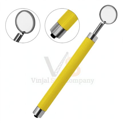 Dental Mirror With Light Yellow Color Dental | Illuminated Examination | VS Surgico