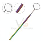 Rainbow Color Dental Mouth Mirror 5 With Handle | Dental Examination | VS Surgico