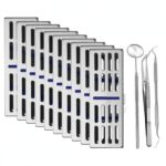 10 Dental Sterilization Cassette Rack Box Tray For 5 | Instrument Sterilization | VS Surgico