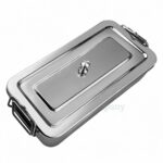 Instruments Box 6X10X2 With Lid Lock Handles | Instrument Sterilization | VS Surgico