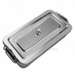 Instruments Box 6X12X2 With Lid Lock Handle | Instrument Sterilization | VS Surgico