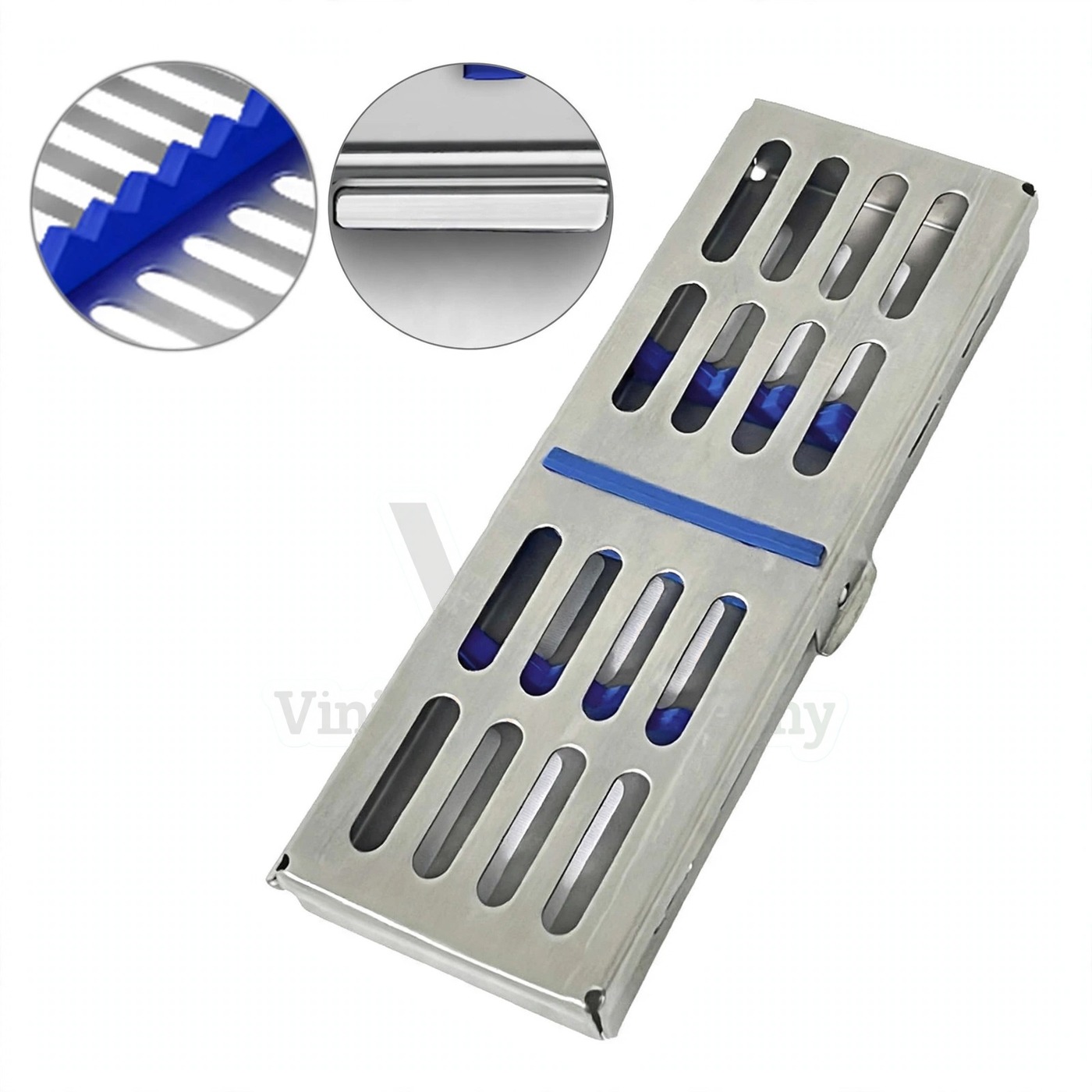 Vinjal Star - 990 - Vinjal Star Company product photo Sterilization Tray Sterile Dental Cassettes Small Parts | Instrument Sterilization | VS Surgico - Image 1