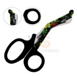 100 EMT Utility Scissors 7 25 Paper Coated Blades Black | Trauma Cutting | VS Surgico