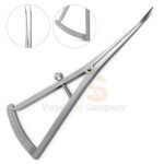 12 Pcs Castroviejo Caliper Long 0-40mm Angled 6 | Precise Implant Measurement | VS Surgico