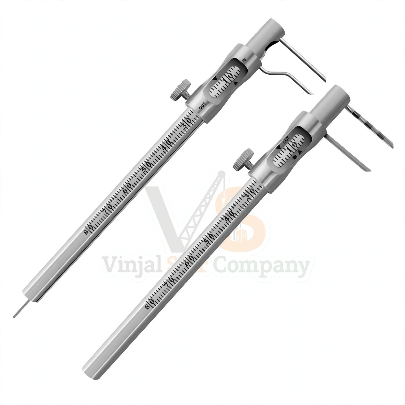 Vinjal Star - 011 - Vinjal Star Company product photo 2 Krekeler Sliding Calipers Round Gauge | Sliding Measurement | VS Surgico - Image 1