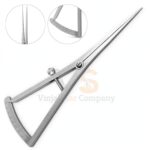 3 Castroviejo Caliper 0-40mm Straight Implant | Precise Implant Measurement | VS Surgico
