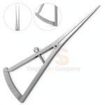 3 Pcs Castroviejo Caliper Long 0-40mm Straight 7 | Precise Implant Measurement | VS Surgico
