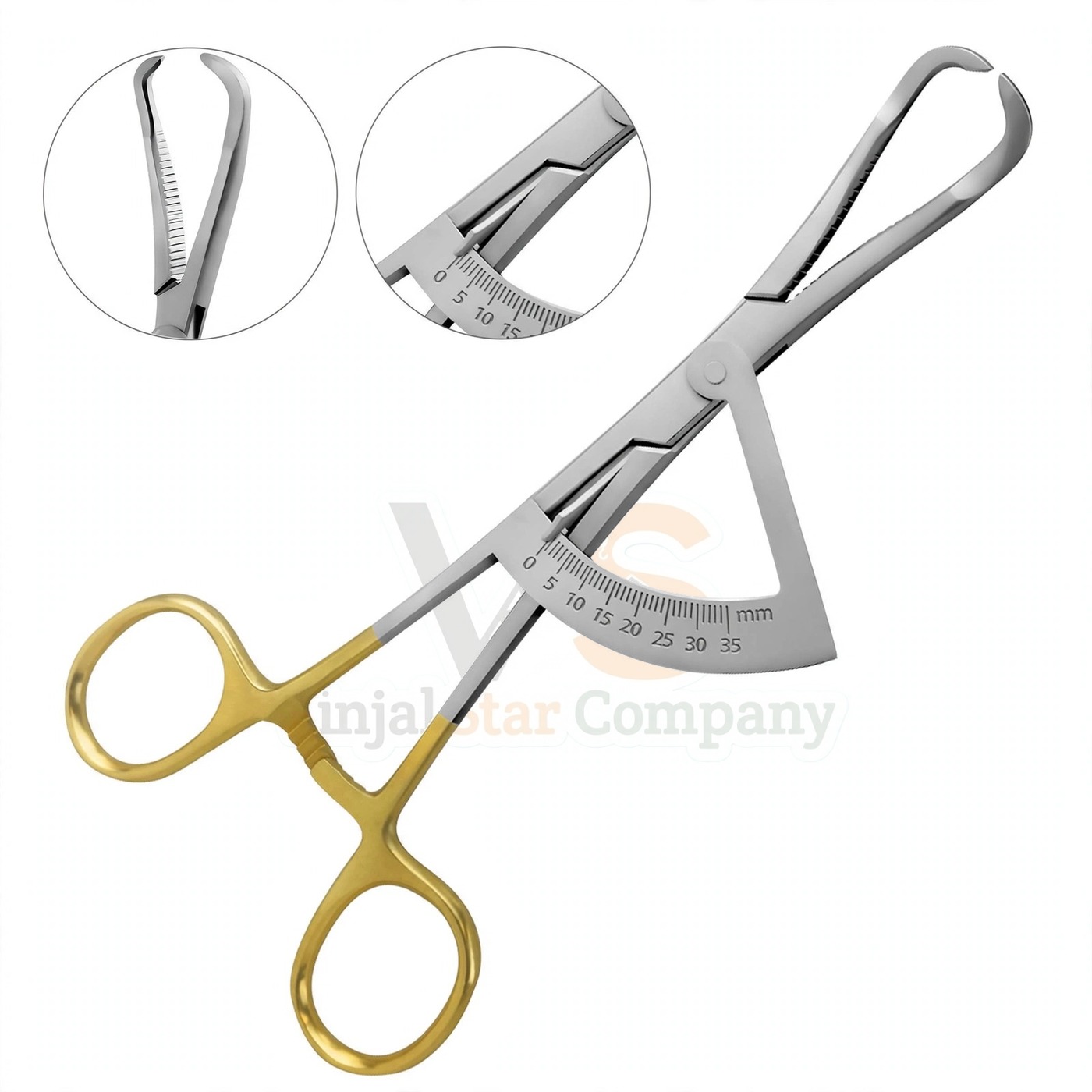 Vinjal Star - 018 - Vinjal Star Company product photo 5 Bone Ridge Mapping Calipers Ring Style | Bone Ridge Mapping | VS Surgico - Image 1