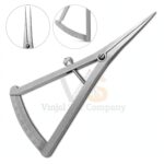 Castroviejo Caliper 3.5 Graduated 0-40mm Straight | Precise Implant Measurement | VS Surgico
