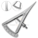 Castroviejo Caliper 3.5 Straight Graduated 0-20mm | Precise Implant Measurement | VS Surgico
