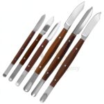 Wax Carvers 6pc Set Dental Student Lab Fahnenstock Lessmann Con Scodelina Cheap | Wax Carving | VS Surgico