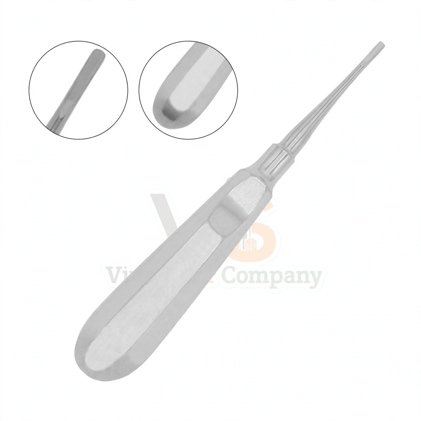 Vinjal Star - 087 - Vinjal Star Company product photo 2 Apical Root Elevator 301 Straight 2.5mm Tip | Apical Root Elevation | VS Surgico - Image 1