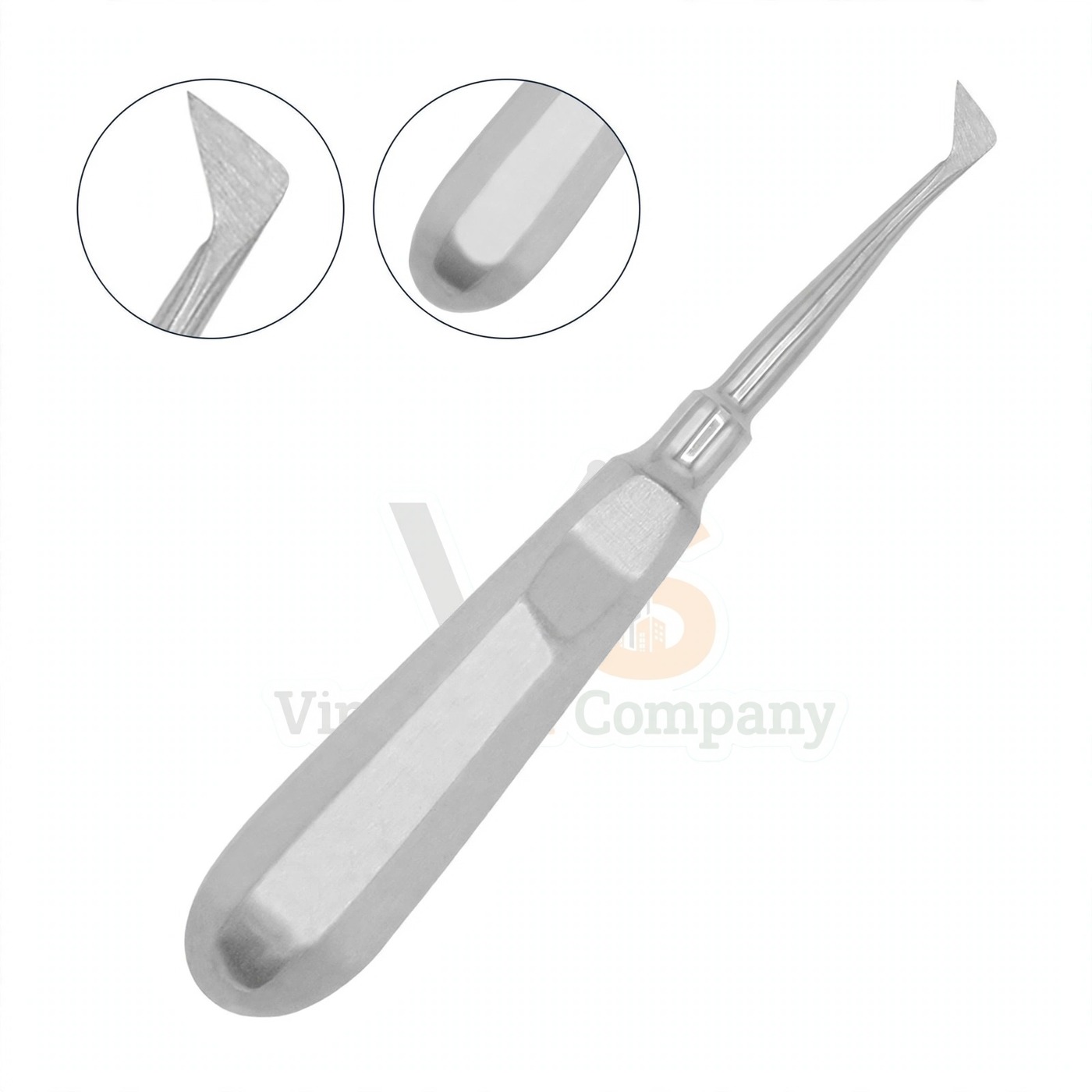 Vinjal Star - 091 - Vinjal Star Company product photo 2 Seldin Elevator 4r 10mm Tip | Root Elevation | VS Surgico - Image 1