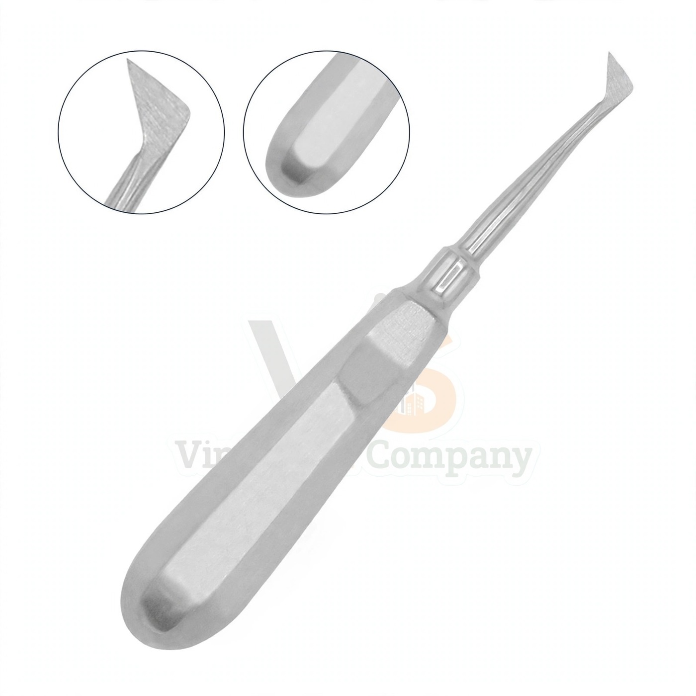 Vinjal Star - 096 - Vinjal Star Company product photo 4r Seldin Elevator 10mm Tip | Root Elevation | VS Surgico - Image 1
